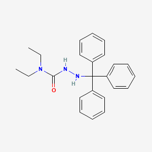 N,N-Diethyl-2-(triphenylmethyl)hydrazine-1-carboxamide