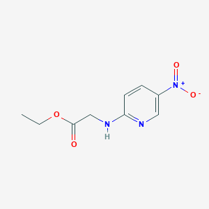 molecular formula C9H11N3O4 B1425000 2-[(5-硝基吡啶-2-基)氨基]乙酸乙酯 CAS No. 98997-45-6