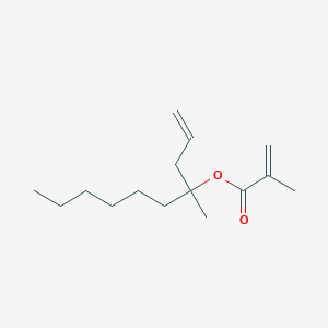 molecular formula C15H26O2 B14250020 4-methyldec-1-en-4-yl 2-methylprop-2-enoate CAS No. 502848-72-8