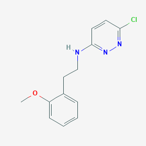 B1425003 6-chloro-N-[2-(2-methoxyphenyl)ethyl]pyridazin-3-amine CAS No. 1283109-48-7