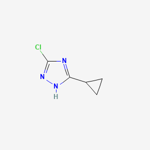 B1425012 5-chloro-3-cyclopropyl-1H-1,2,4-Triazole CAS No. 1279219-26-9