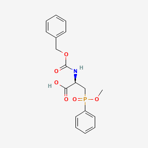 N-[(Benzyloxy)carbonyl]-3-[methoxy(phenyl)phosphoryl]-L-alanine