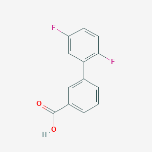 molecular formula C13H8F2O2 B1425019 3-(2,5-Difluorophenyl)benzoic acid CAS No. 1181291-47-3