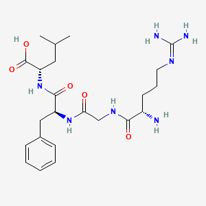 N~5~-(Diaminomethylidene)-L-ornithylglycyl-L-phenylalanyl-L-leucine