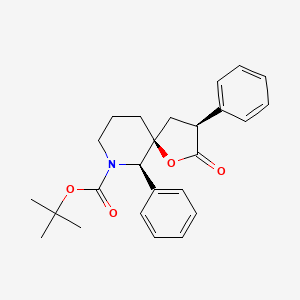 1-Oxa-7-azaspiro[4.5]decane-7-carboxylic acid,2-oxo-3,6-diphenyl-,1,1-dimethylethyl ester,(3S,5S,6R)-