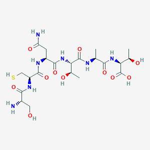 L-Threonine, L-seryl-L-cysteinyl-L-asparaginyl-L-threonyl-L-alanyl-