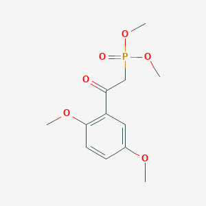 Phosphonic acid, [2-(2,5-dimethoxyphenyl)-2-oxoethyl]-, dimethyl ester