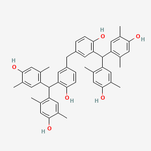 4,4',4'',4'''-{Methylenebis[(6-hydroxy-3,1-phenylene)methanetriyl]}tetrakis(2,5-dimethylphenol)