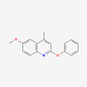 6-Methoxy-4-methyl-2-phenoxyquinoline