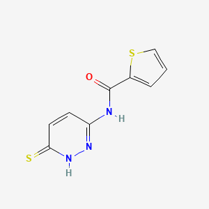 molecular formula C9H7N3OS2 B1425046 N-(6-巯基哒嗪-3-基)噻吩-2-甲酰胺 CAS No. 1286700-26-2