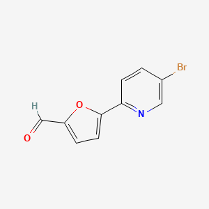 5-(5-Bromopyridin-2-yl)furan-2-carbaldehyde