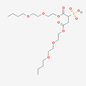 12,15-Dioxo-5,8,11,16,19,22-hexaoxahexacosane-13-sulfonic acid