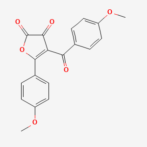 4-(4-Methoxybenzoyl)-5-(4-methoxyphenyl)furan-2,3-dione