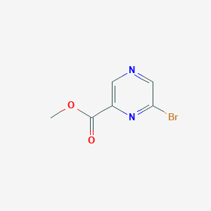 molecular formula C6H5BrN2O2 B1425071 6-溴吡嗪-2-甲酸甲酯 CAS No. 40155-34-8