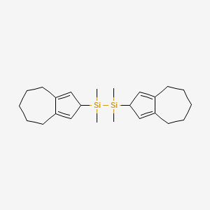 1,2-Di(2,4,5,6,7,8-hexahydroazulen-2-yl)-1,1,2,2-tetramethyldisilane