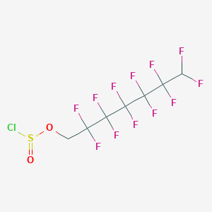 2,2,3,3,4,4,5,5,6,6,7,7-Dodecafluoroheptyl sulfurochloridoite