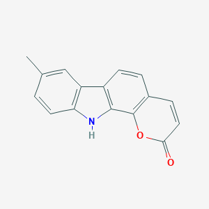 8-Methylpyrano[2,3-a]carbazol-2(11H)-one