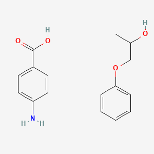 4-Aminobenzoic acid;1-phenoxypropan-2-ol