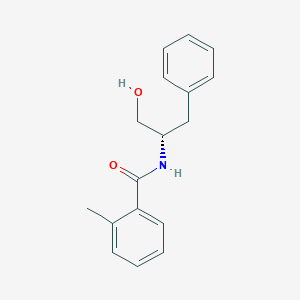 N-[(2S)-1-Hydroxy-3-phenylpropan-2-yl]-2-methylbenzamide