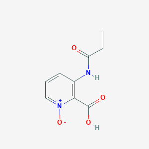 1-Oxo-3-propanamido-1lambda~5~-pyridine-2-carboxylic acid