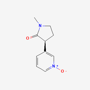 (3S)-1-Methyl-3-(1-oxo-1lambda~5~-pyridin-3-yl)pyrrolidin-2-one