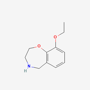 B1425080 9-Ethoxy-2,3,4,5-tetrahydrobenzo[f][1,4]oxazepine CAS No. 1083246-49-4