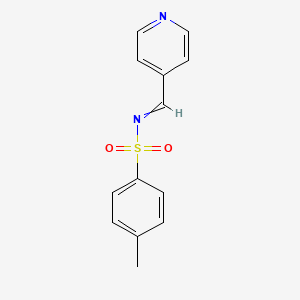 4-Methyl-N-[(pyridin-4-yl)methylidene]benzene-1-sulfonamide