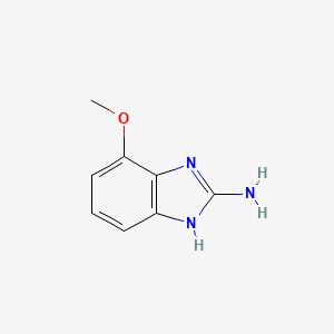 molecular formula C8H9N3O B1425083 7-甲氧基-1H-苯并咪唑-2-胺 CAS No. 1018895-06-1