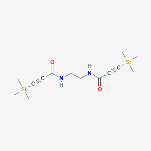 2-Propynamide, N,N'-1,2-ethanediylbis[3-(trimethylsilyl)-