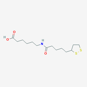 Hexanoic acid, 6-[[5-(1,2-dithiolan-3-yl)-1-oxopentyl]amino]-