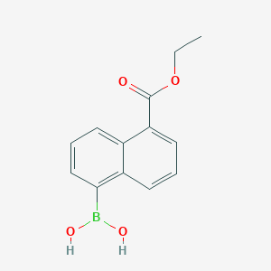B1425088 5-(Ethoxycarbonyl)naphthalene-1-boronic acid CAS No. 1394900-71-0