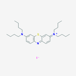 N,N-Dibutyl-7-(dibutylamino)-3H-phenothiazin-3-iminium iodide