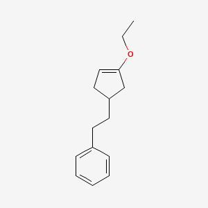 [2-(3-Ethoxy-3-cyclopenten-1-yl)ethyl]benzene