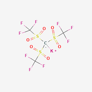 molecular formula C4F9KO6S3 B1425091 三(三氟甲磺酰)甲烷钾 CAS No. 114395-69-6