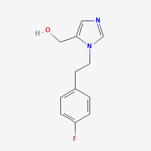 {1-[2-(4-Fluorophenyl)ethyl]-1H-imidazol-5-yl}methanol