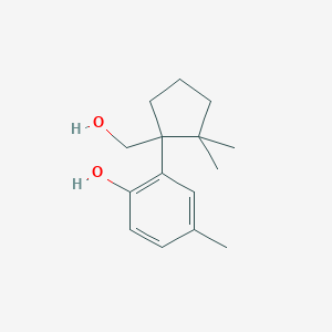 Phenol, 2-[1-(hydroxymethyl)-2,2-dimethylcyclopentyl]-4-methyl-