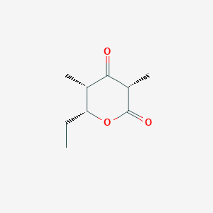 (3S,5S,6R)-6-Ethyl-3,5-dimethyloxane-2,4-dione