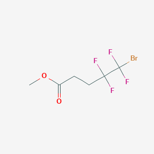 molecular formula C6H7BrF4O2 B1425097 5-溴-4,4,5,5-四氟戊酸甲酯 CAS No. 1309602-78-5