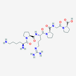 L-Lysyl-L-prolyl-N~5~-(diaminomethylidene)-L-ornithyl-L-prolylglycyl-L-proline