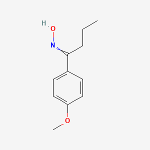 N-[1-(4-methoxyphenyl)butylidene]hydroxylamine