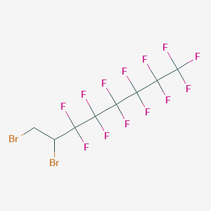 molecular formula C8H3Br2F13 B1425101 1,2-二溴-1-(全氟-正-己基)乙烷 CAS No. 51249-62-8