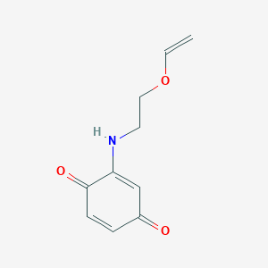 2-{[2-(Ethenyloxy)ethyl]amino}cyclohexa-2,5-diene-1,4-dione