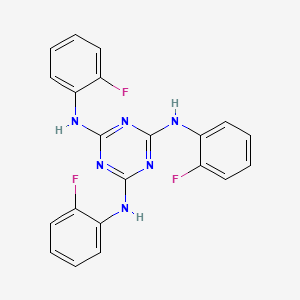 N~2~,N~4~,N~6~-Tris(2-fluorophenyl)-1,3,5-triazine-2,4,6-triamine