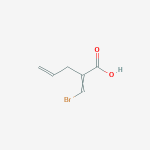 2-(Bromomethylidene)pent-4-enoic acid