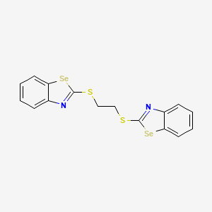 Benzoselenazole, 2,2'-[1,2-ethanediylbis(thio)]bis-