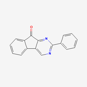 9H-Indeno[2,1-d]pyrimidin-9-one, 2-phenyl-