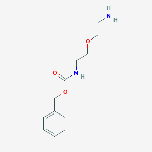 molecular formula C12H18N2O3 B1425112 N-Z-2-(2-氨基-乙氧基)-乙胺 CAS No. 1290627-95-0
