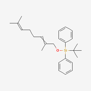 Tert-butyl[(2,7-dimethylocta-2,6-dien-1-YL)oxy]diphenylsilane