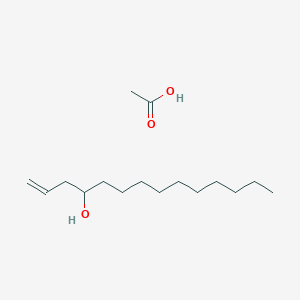 Acetic acid;tetradec-1-en-4-ol