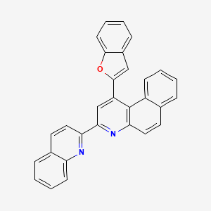 1-(1-Benzofuran-2-yl)-3-(quinolin-2-yl)benzo[f]quinoline